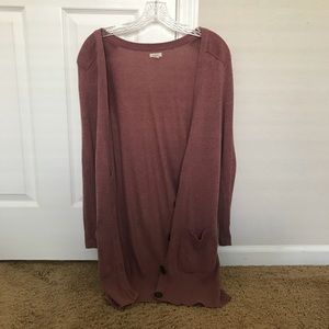 Aerie Dusty Rose Cardigan